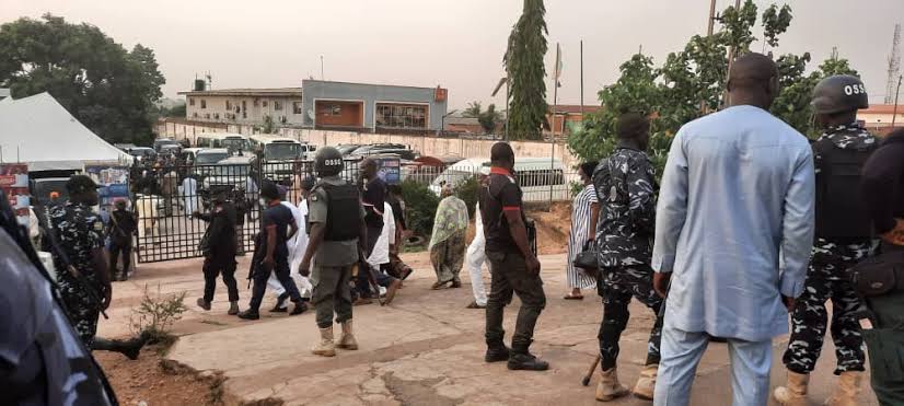 Authorities Deploy Soldiers Police DSS Operatives as Oyetola Aregbesola’s Loyalists Slug it Out